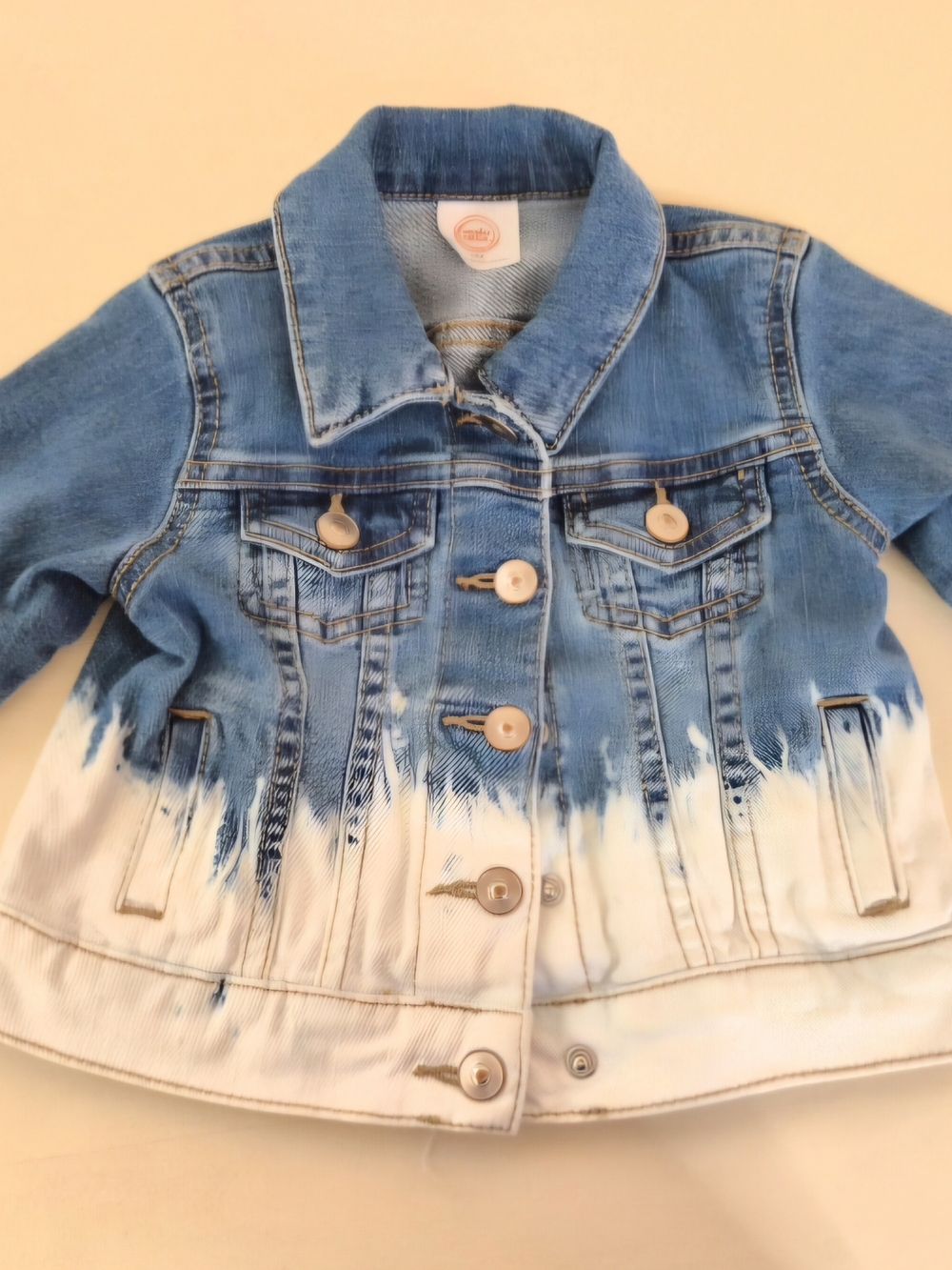 wonder nation Blue Ombre Denim Jacket for Kids